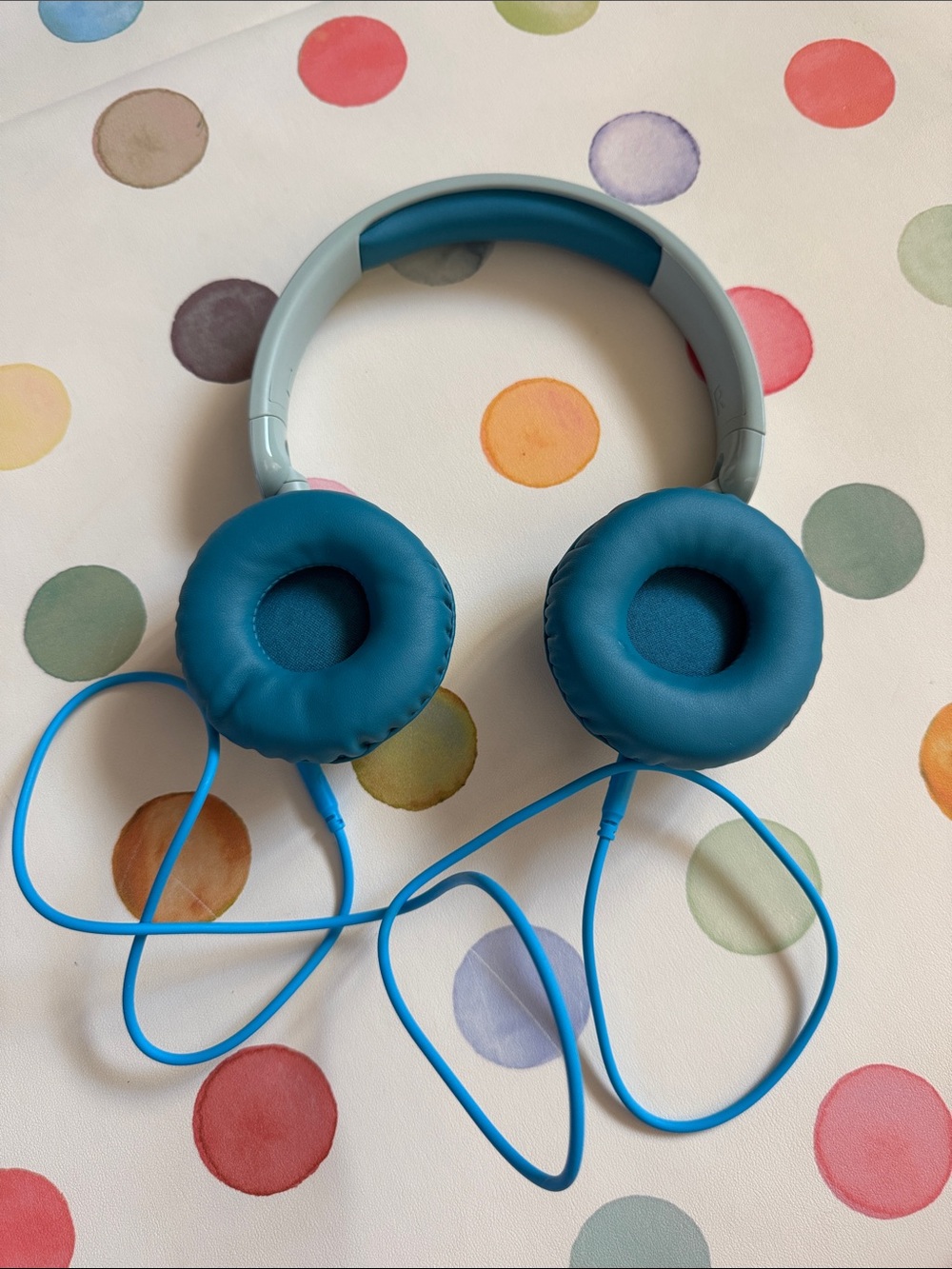 JLAB Blue Wired Over-Ear Kid’s Headphones - Comfortable Daily Listening